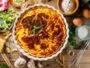 The recipe for traditional quiche Lorraine