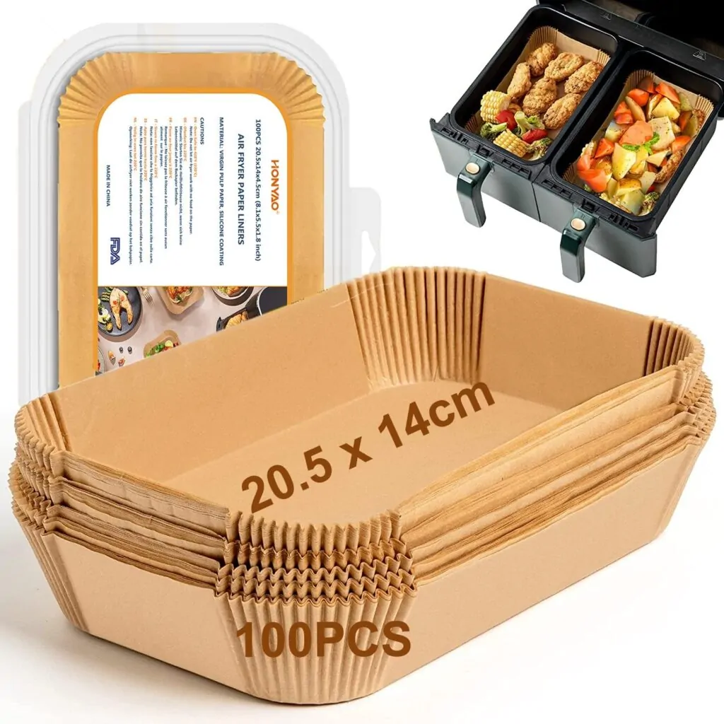 Papier de cuisson pour air fryer