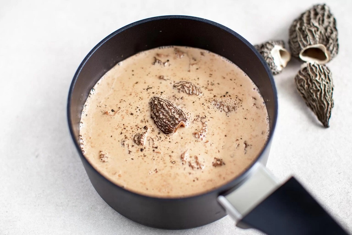 Sauce aux morilles séchées