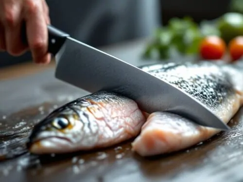 El mejor cuchillo para cortar pescado