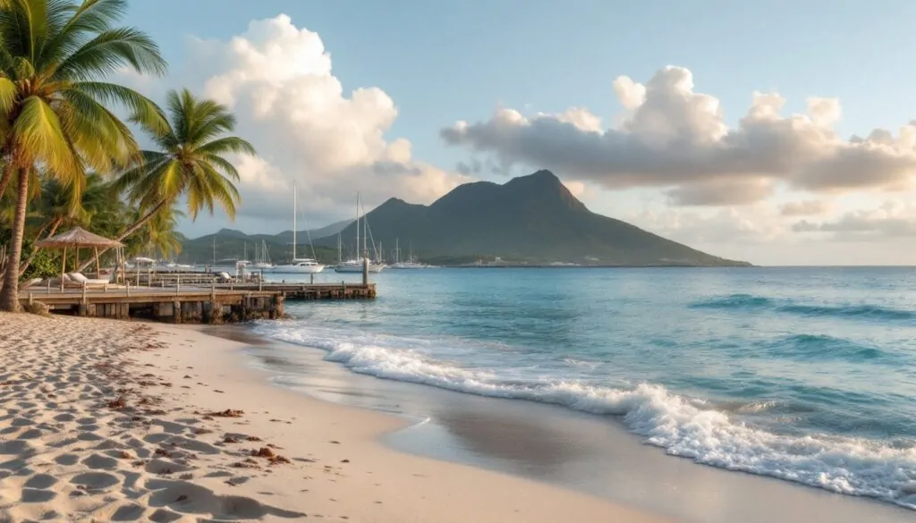 Une plage de Martinique sans danger Une plage de Martinique sans danger