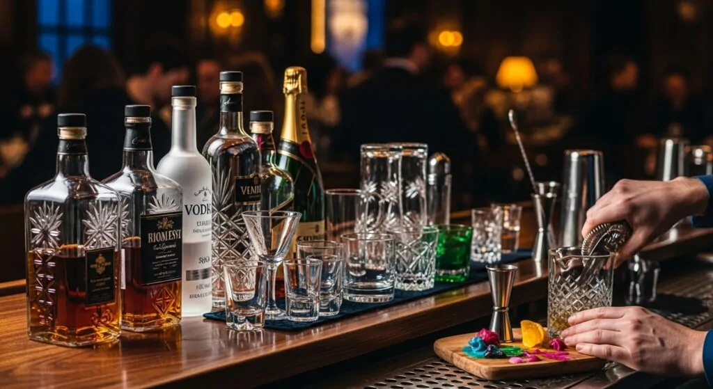 Dosis de bar y contenido de alcohol