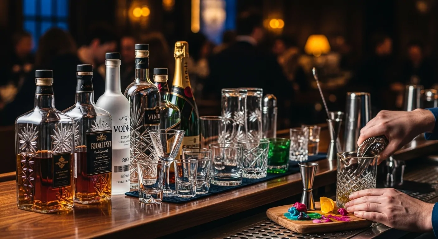Doses de bar et degré d'alcool