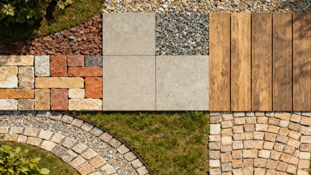 materiales para pavimentos exteriores