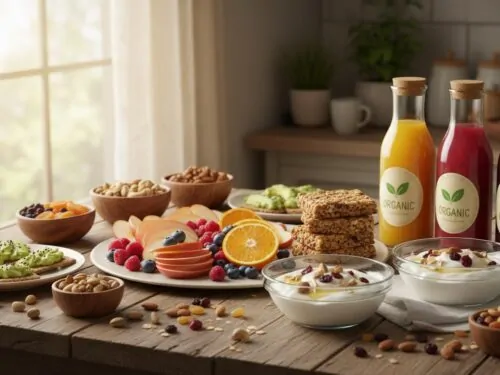 Spuntino biologico in famiglia