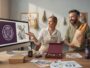 Culinary graphic designer with a craftsman