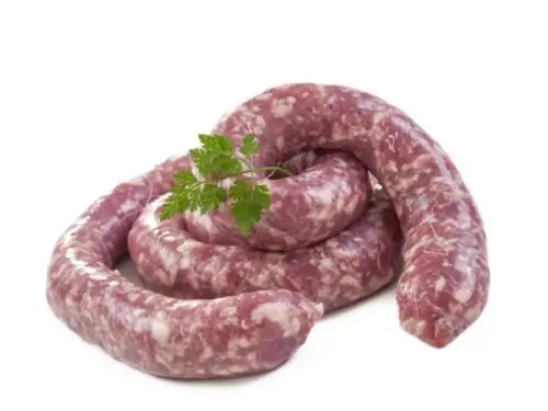 Salchicha de Toulouse lista para cocinar