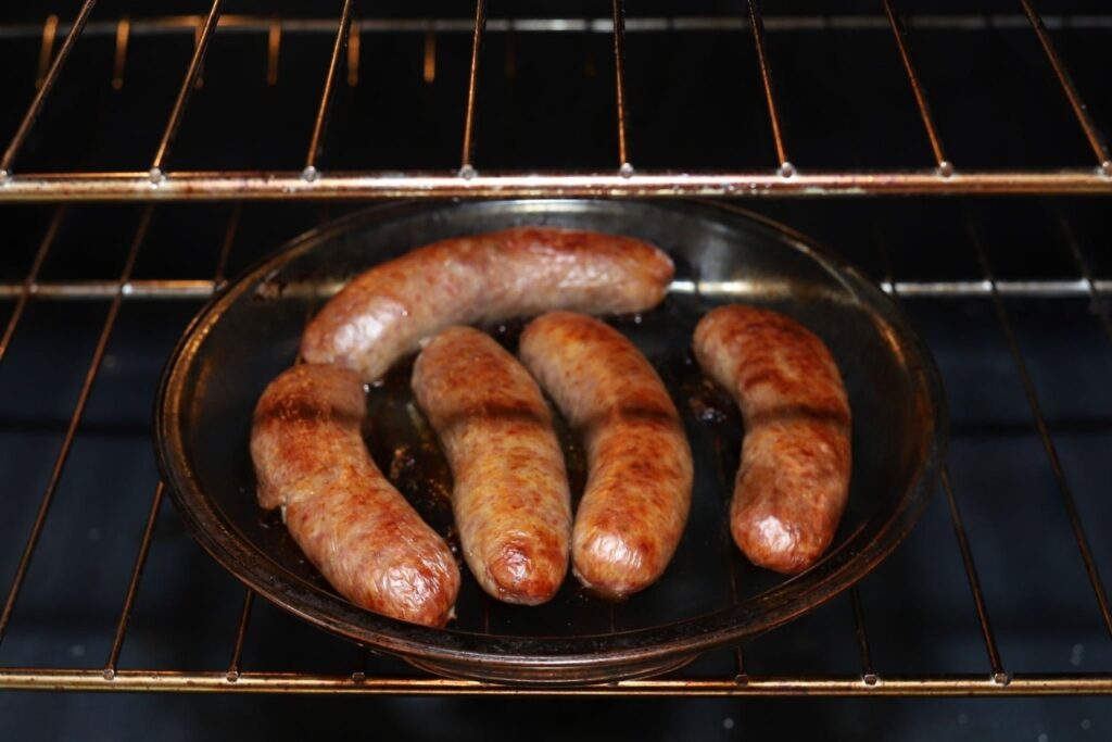 Salsicce di Tolosa cotte al forno