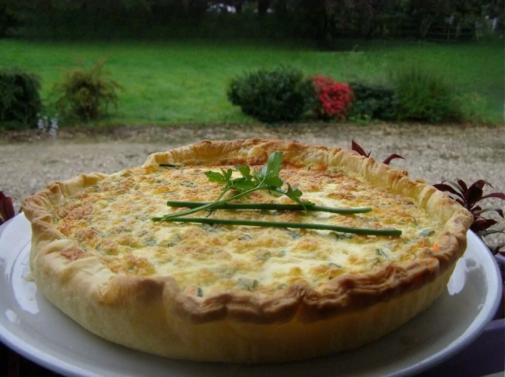 Two-salmon tart