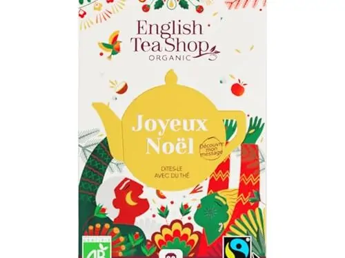 Surtido de tés orgánicos de Feliz Navidad