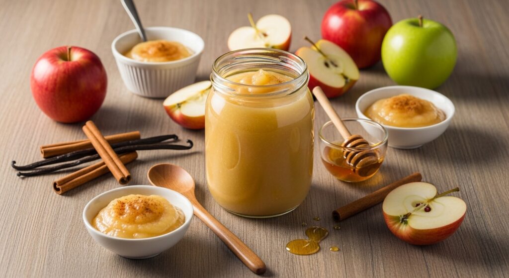 compote de pommes biologiques maison