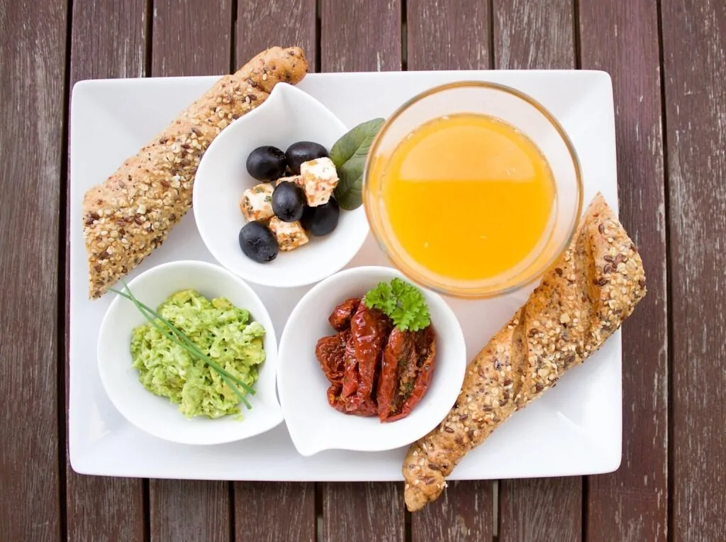 ingredients for a complete breakfast