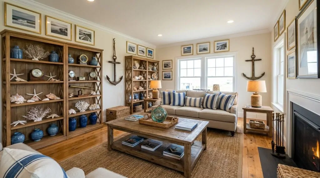 Ejemplo de decoración de interiores náutica