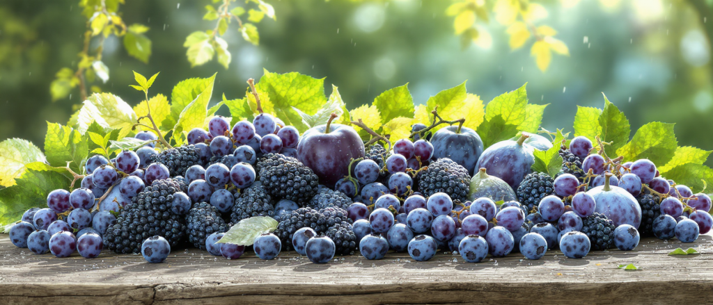 Descubre 20 frutas naturalmente azules y sus múltiples beneficios para la salud, que combinan un sabor excepcional con propiedades nutricionales.