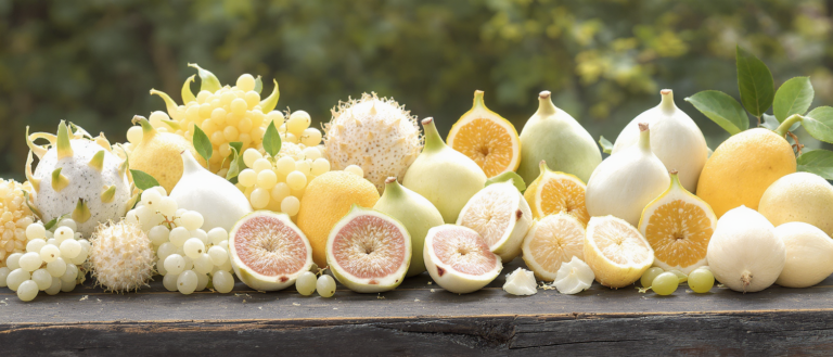 Scopri 25 frutti bianchi originali e poco conosciuti per diversificare e arricchire la tua dieta con sapori unici e nutrienti.