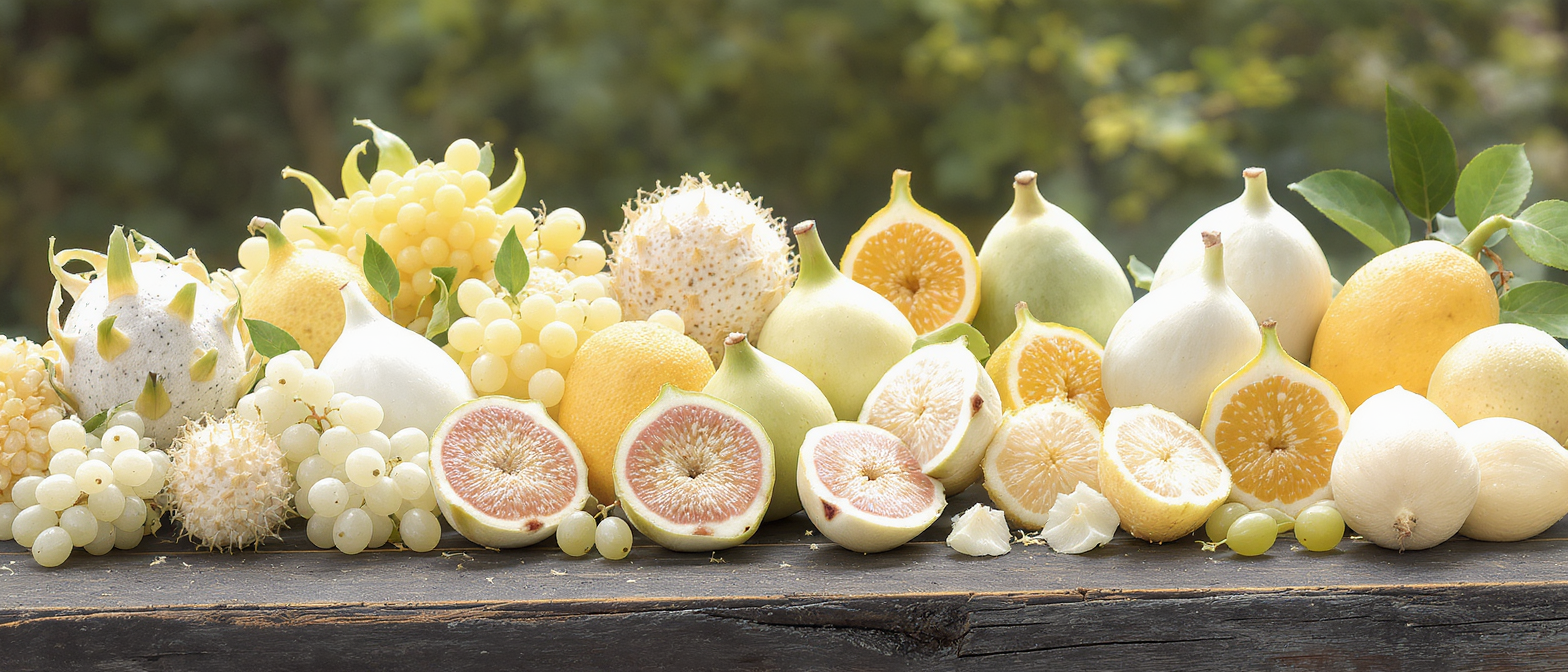Discover 25 original and little-known white fruits to diversify and enrich your diet with unique and nutritious flavors.