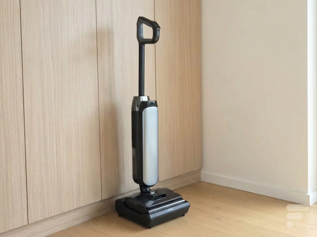 Aspiradora y lavadora listas para usar