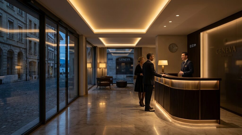 Asistencia VIP y servicio de conserjería las 24 horas del día, los 7 días de la semana en Ginebra