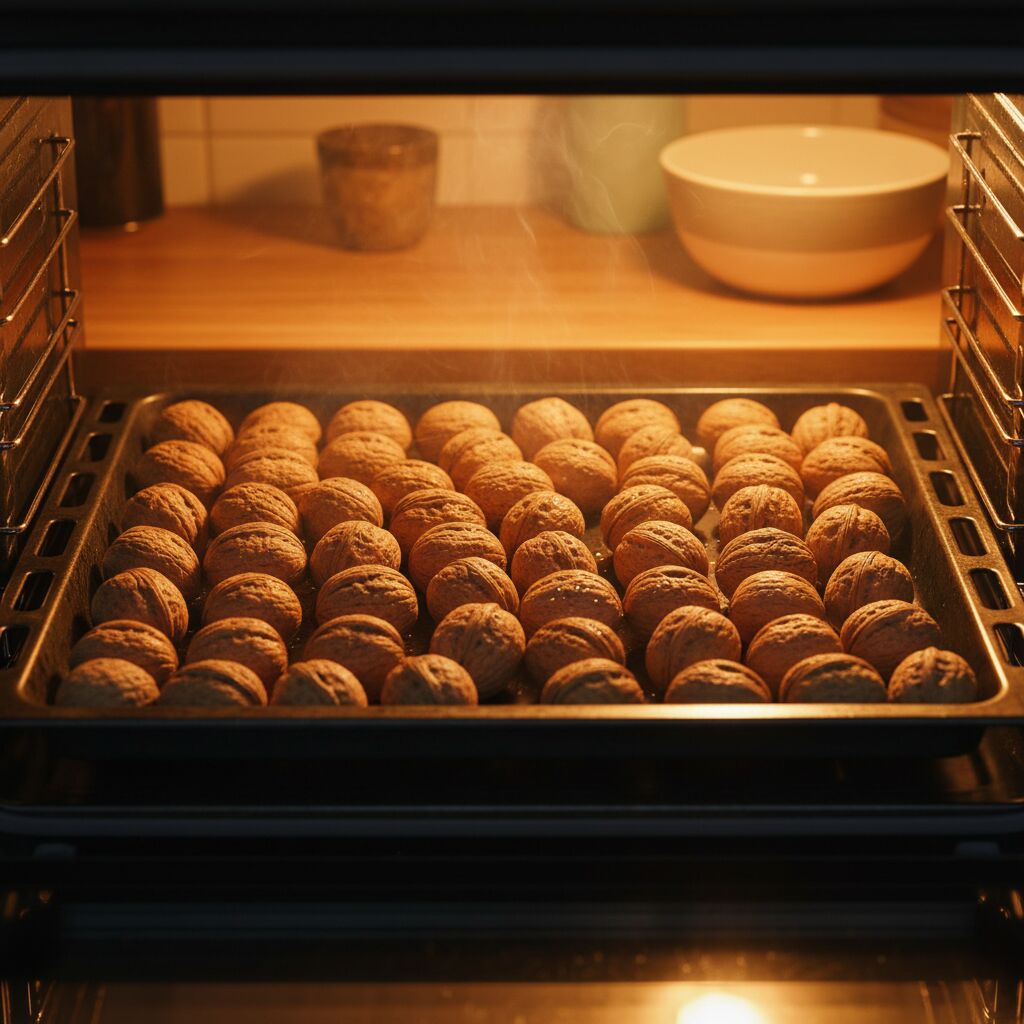 Secado rápido de frutos secos en el horno