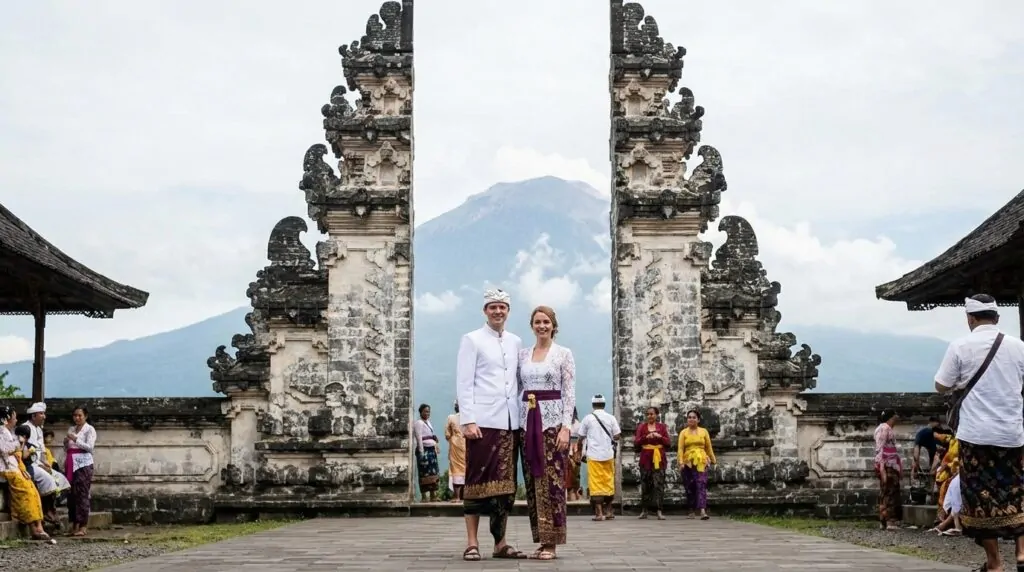 Flitterwochen auf Bali, Indonesien