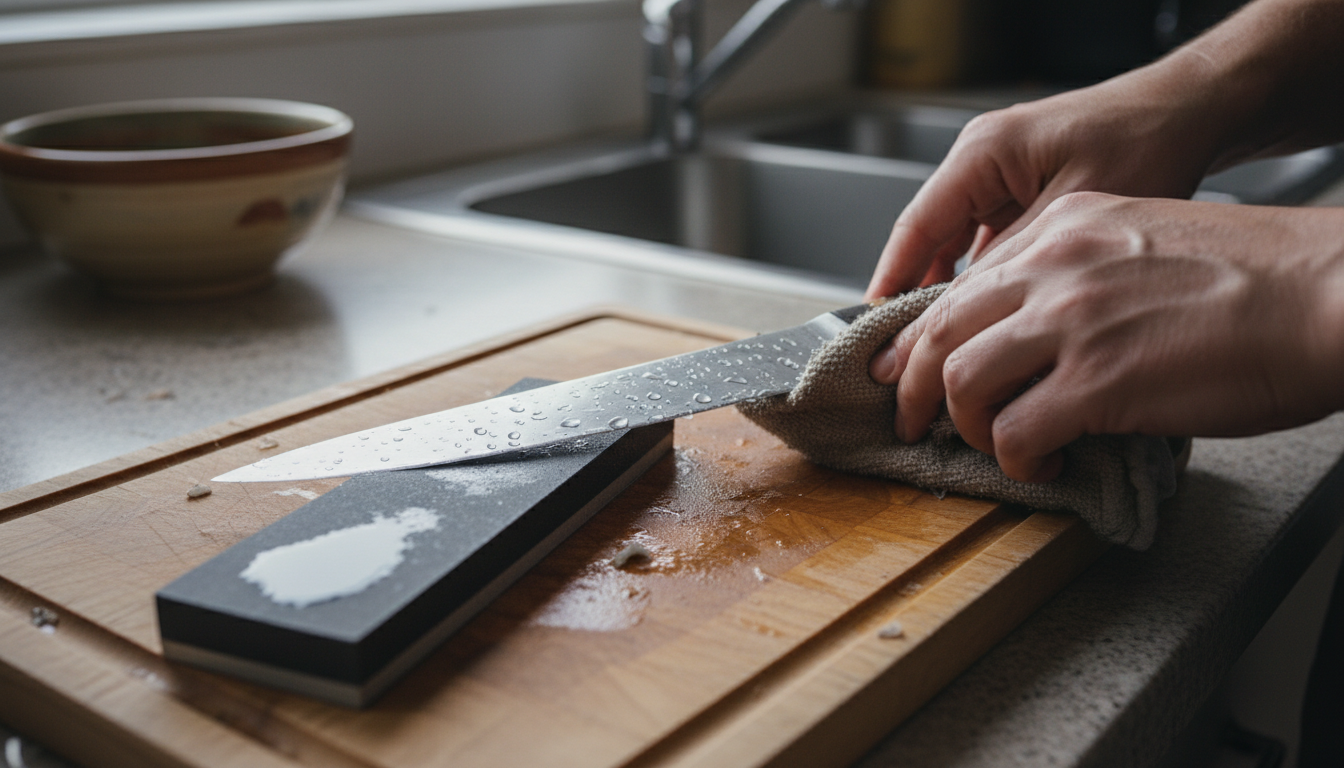 Cuchillo para filetear lenguado con hoja flexible