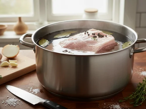 Tiempo de cocción de una paletilla de cordero semisalada en agua