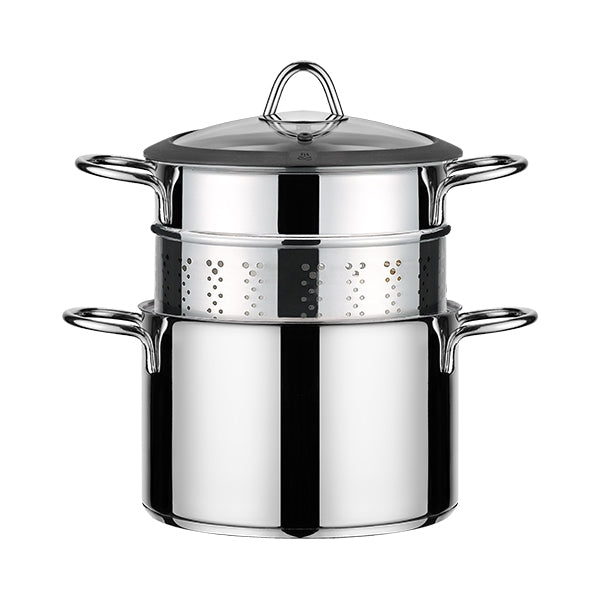 Olla para pasta Inoxriv de acero inoxidable de 20 cm