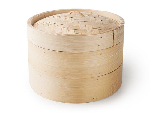 Vaporera de bambú de 2 niveles Ibili