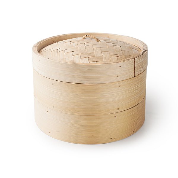 Vaporera de bambú de 2 niveles Ibili