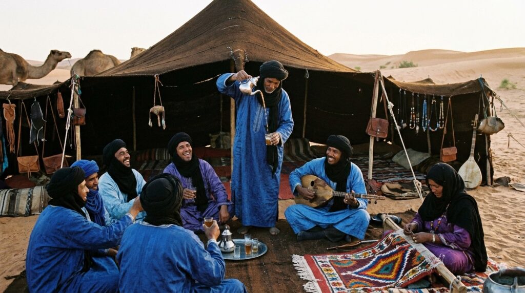 Kultura i gościnność Tuaregów na Saharze