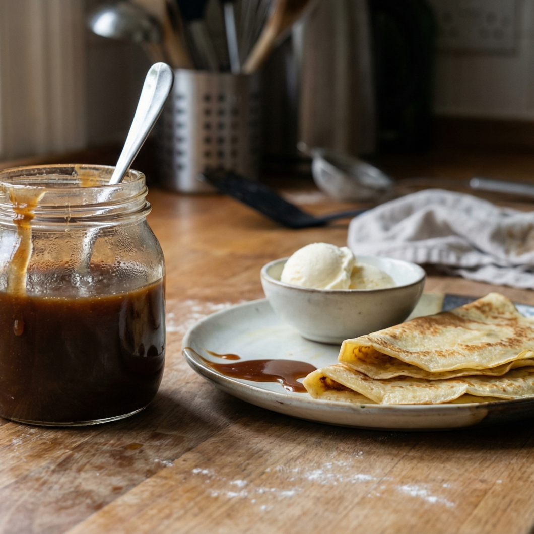 Homemade apple caramel
