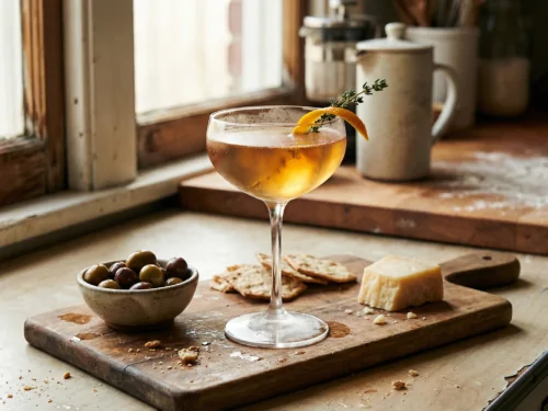 Cóctel Champagne Ratafia