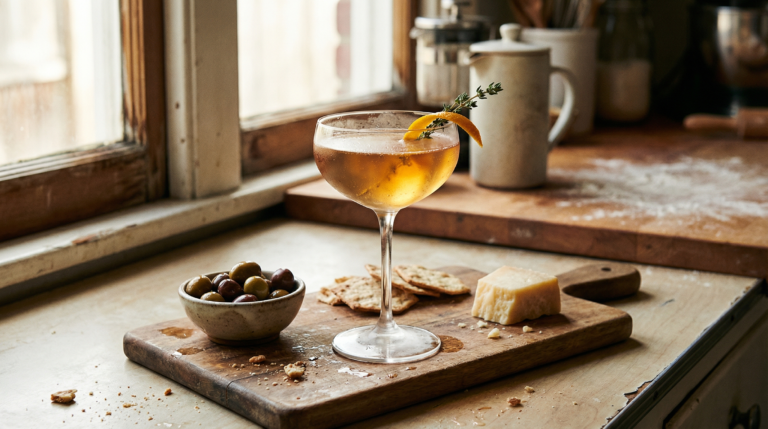 Cóctel Champagne Ratafia