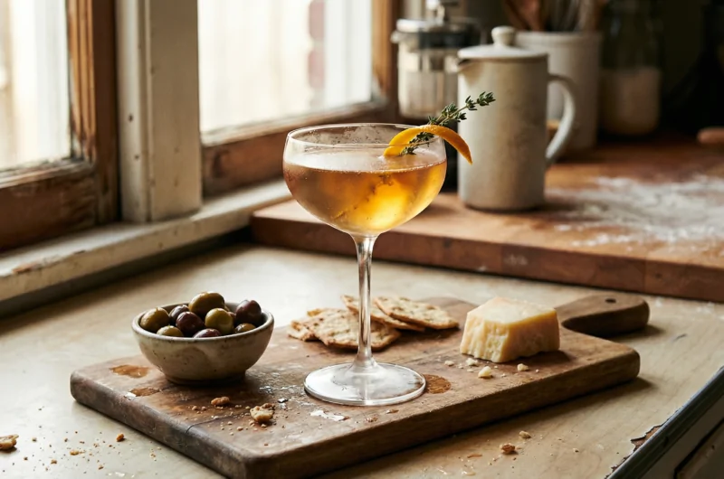 Cóctel Champagne Ratafia