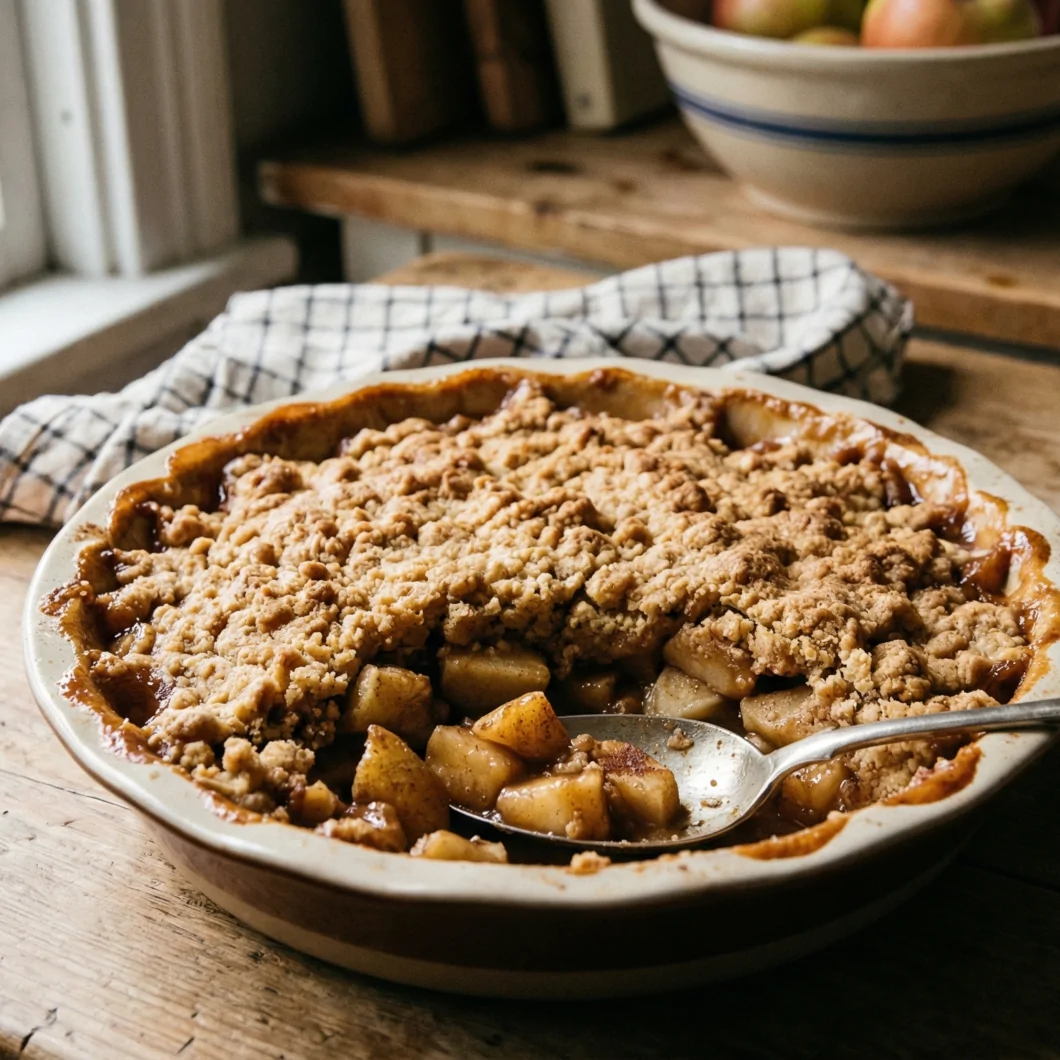 Apple crumble
