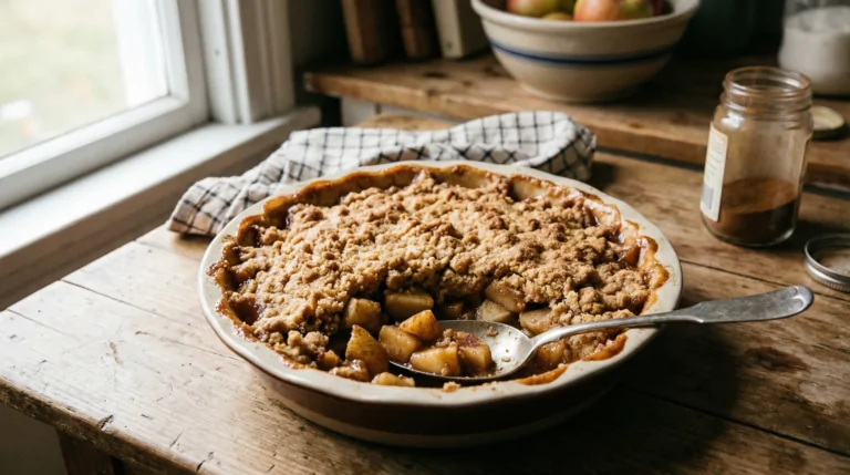 Apple crumble