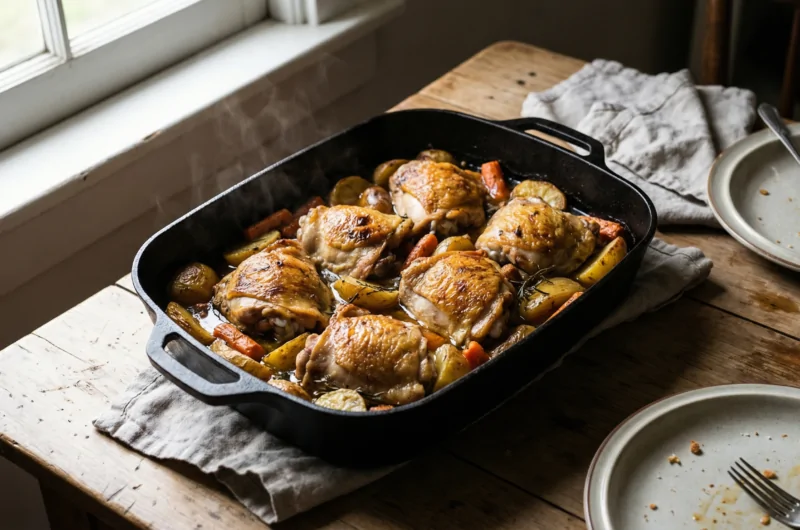 Ricetta per cosce di pollo arrosto