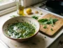 Wild garlic marinade