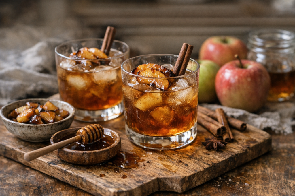 Old Fashioned aux Pommes et Miel d'Automne