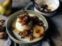Panna Cotta au Whisky et Poires Caramélisées