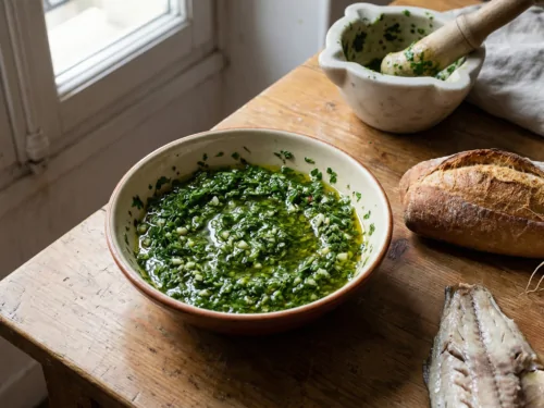 Salsa verde para bagnette