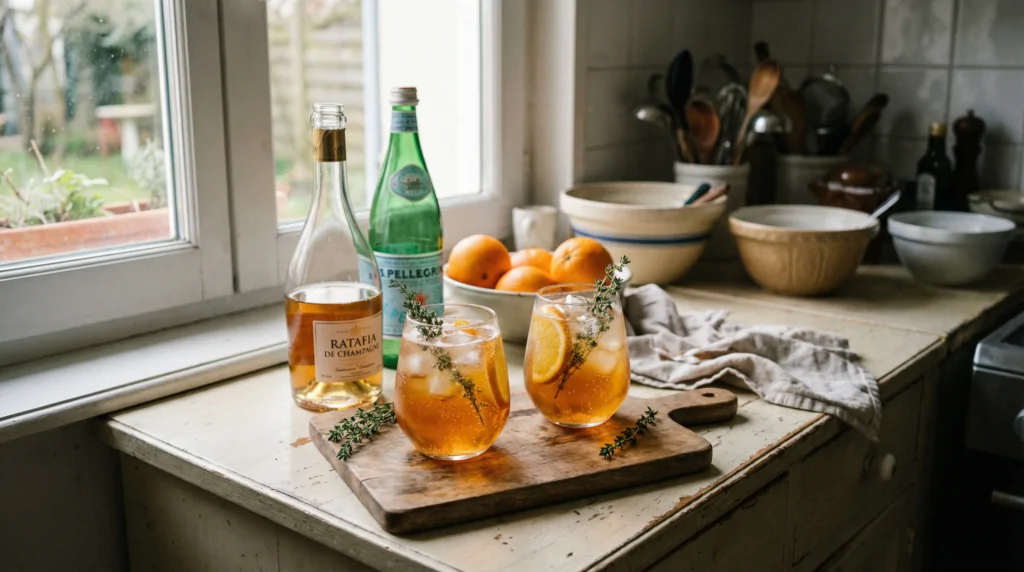 Champagne Ratafia Spritz