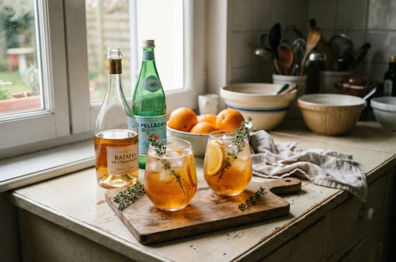 Champagne Ratafia Spritz Champagne Ratafia Spritz