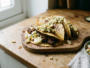 Crispy wild boar stew tacos