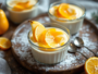 Verrines poire-châtaigne au miel d'orange