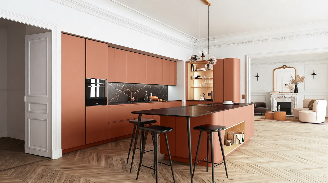 Die Eleganz einer anspruchsvollen Küche mit hochwertiger Ausstattung