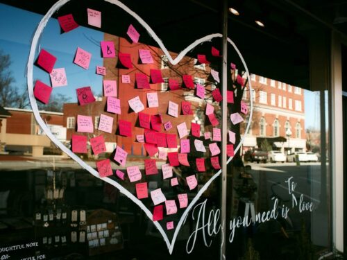 Corazón y consejos para el Día de San Valentín