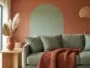 Décor moderne vert sauge et terracotta