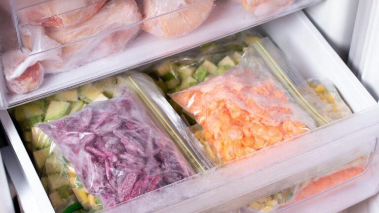 Comidas semanales con alimentos congelados en casa