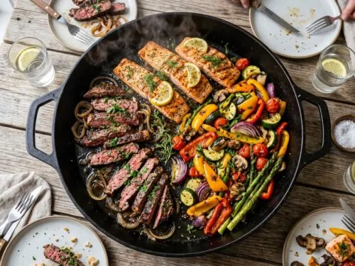 5 idées de recettes avec une poêle géante